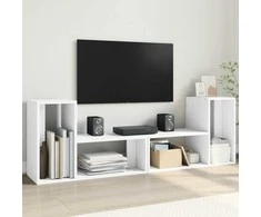 TV staliukas Televizoriaus spintelės, 2vnt.,, baltos, 75x30x50cm, MDP