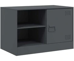 TV staliukas Televizoriaus spintelės, 2vnt., antracito, 67x39x44cm, plienas