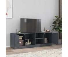 TV staliukas Televizoriaus spintelės, 2vnt., antracito, 67x39x44cm, plienas
