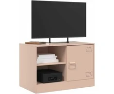 TV staliukas Televizoriaus spintelės, 2vnt., rožinės, 67x39x44cm, plienas