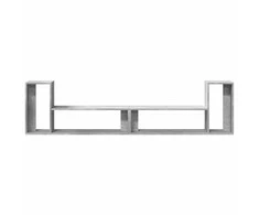 TV staliukas Televizoriaus spintelės, 2vnt., betono pilkos, 100x30x50cm, MDP