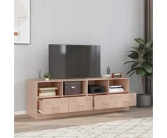 TV staliukas Televizoriaus spintelės, 2vnt., rožinės, 67x39x44cm, plienas
