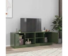 TV staliukas Televizoriaus spintelės, 2vnt., alyvuogių, 67x39x44cm, plienas