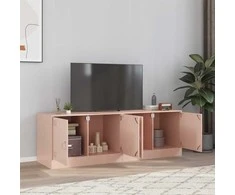 TV staliukas Televizoriaus spintelės, 2vnt., rožinės, 67x39x44cm, plienas