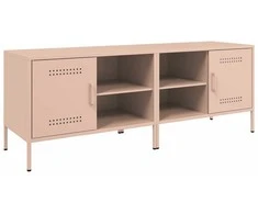 TV staliukas Televizoriaus spintelės, 2vnt., rožinės, 68x39x50,5cm, plienas