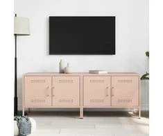 TV staliukas Televizoriaus spintelės, 2vnt., rožinės, 68x39x50,5cm, plienas