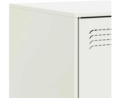 TV staliukas Televizoriaus spintelės, 2vnt., baltos, 67x39x44cm, plienas