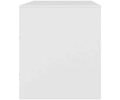 TV staliukas Televizoriaus spintelės, 2vnt., baltos, 67x39x44cm, plienas