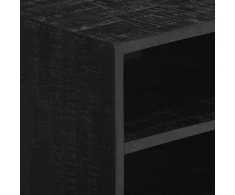 TV staliukas TV spintelė, 112x31x45cm, perdirbtos tikmedžio medienos masyvas