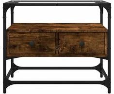 TV staliukas TV spintelė, dūminio ąžuolo, 60x35x51cm, mediena