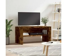 TV staliukas TV spintelė, dūminio ąžuolo, 80x40x40cm, apdirbta mediena