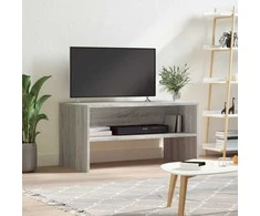 TV staliukas TV spintelė, pilka ąžuolo, 80x40x40cm, apdirbta mediena