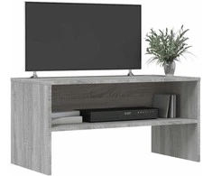 TV staliukas TV spintelė, pilka ąžuolo, 80x40x40cm, apdirbta mediena