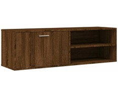 TV staliukas TV spintelė, ruda ąžuolo, 120x34x37cm, apdirbta mediena