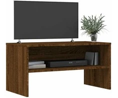 TV staliukas TV spintelė, ruda ąžuolo, 80x40x40cm, apdirbta mediena