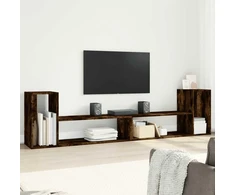 TV staliukas TV spintelės, 2vnt., dūminio ąžuolo, 100x30x50cm, MDP