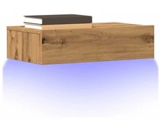 TV staliukas TV spintelės su LED lemputėmis, 2vnt., artisano, 60x35x15,5cm