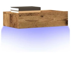 TV staliukas TV spintelės su LED lemputėmis, 2vnt., medienos, 60x35x15,5cm