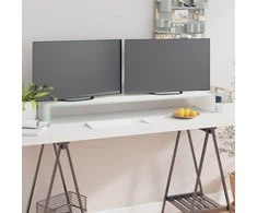 TV staliukas TV stovas/monitoriaus pakyla, žalias, 120x30x13cm, stiklas
