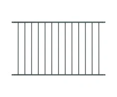 Tvoros plokštė, antracito spalvos, 1,7x1,25m, plienas