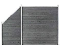 Tvoros rinkinys, pilkos spalvos, 273x186cm, WPC