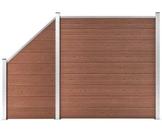 Tvoros rinkinys, rudos spalvos, 273x186cm, WPC