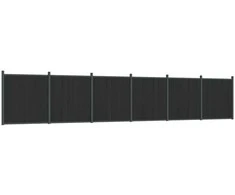 Tvoros segmentas, pilkos spalvos, 1045x186cm, WPC