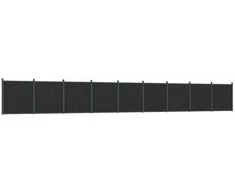 Tvoros segmentas, pilkos spalvos, 1564x186cm, WPC
