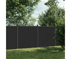 Tvoros segmentas, pilkos spalvos, 353x186cm, WPC