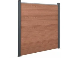 Tvoros segmento rinkinys, rudos spalvos, 180x186cm, WPC