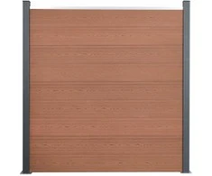 Tvoros segmento rinkinys, rudos spalvos, 353x186cm, WPC