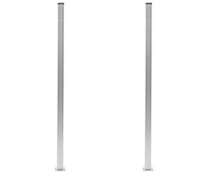 Tvoros stulpai, 2vnt., aliuminis, 185cm