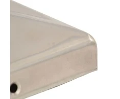 Tvoros stulpų dangteliai, 6vnt., 101x101mm, nerūdijantis plienas