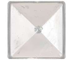 Tvoros stulpų dangteliai, 6vnt., 91x91mm, galvanizuotas metalas