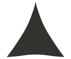 Uždanga nuo saulės, antracito, 3x4x4m, trikampė