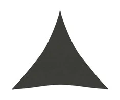 Uždanga nuo saulės, antracito, 4,5x4,5x4,5m, HDPE, 160g/m²