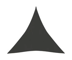 Uždanga nuo saulės, antracito spalvos, 3x3x3m, HDPE, 160g/m²