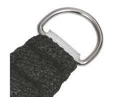Uždanga nuo saulės, antracito spalvos, 3x3x4,2m, HDPE, 160g/m²