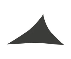 Uždanga nuo saulės, antracito spalvos, 3x4x5m, HDPE, 160g/m²