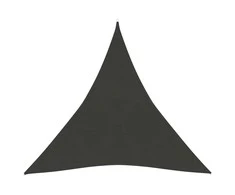 Uždanga nuo saulės, antracito spalvos, 4x4x4m, HDPE, 160g/m²