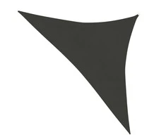 Uždanga nuo saulės, antracito spalvos, 5x5x6m, HDPE, 160g/m²