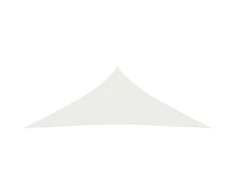 Uždanga nuo saulės, baltos spalvos, 3x3x3m, HDPE, 160g/m²