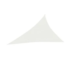 Uždanga nuo saulės, baltos spalvos, 3x4x5m, HDPE, 160g/m²