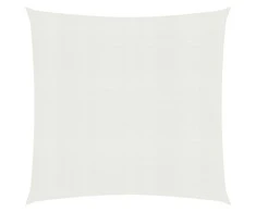 Uždanga nuo saulės, baltos spalvos, 4,5x4,5m, HDPE, 160g/m²