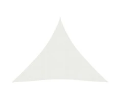 Uždanga nuo saulės, baltos spalvos, 4x4x4m, HDPE, 160g/m²