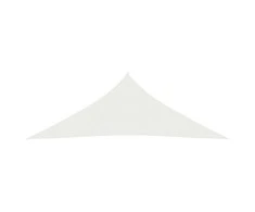 Uždanga nuo saulės, baltos spalvos, 4x4x4m, HDPE, 160g/m²