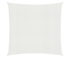 Uždanga nuo saulės, baltos spalvos, 7x7m, HDPE, 160g/m²