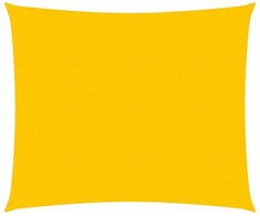Uždanga nuo saulės, geltonos spalvos, 3x3m, HDPE, 160g/m²