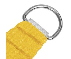 Uždanga nuo saulės, geltonos spalvos, 4x4x5,8m, HDPE, 160g/m²