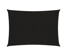 Uždanga nuo saulės, juodos spalvos, 2,5x4m, HDPE, 160g/m²